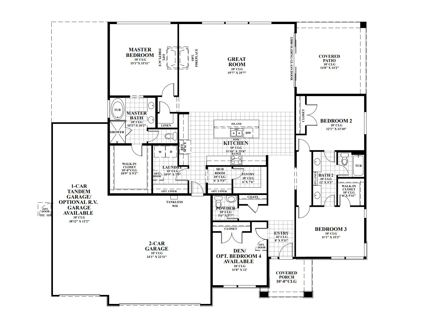 The Blackbrush floor plan diagram