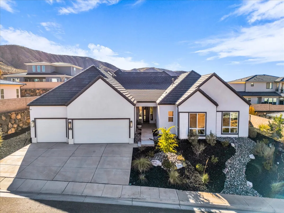 Front approach and garage