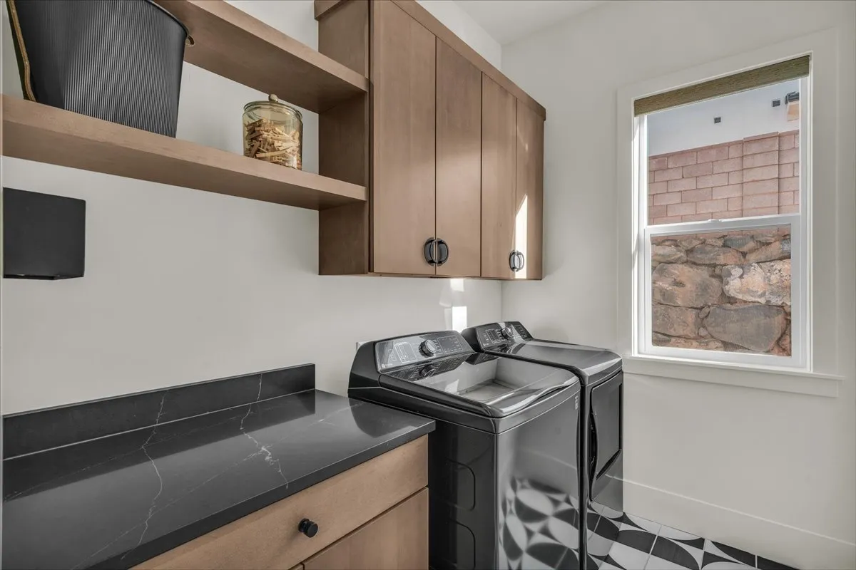 Convenient laundry room